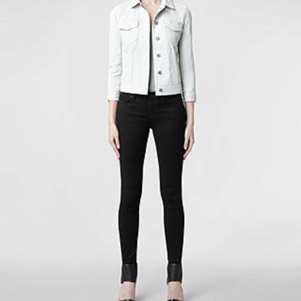All Saints Spitalfields Skinny Jeans Sz 28